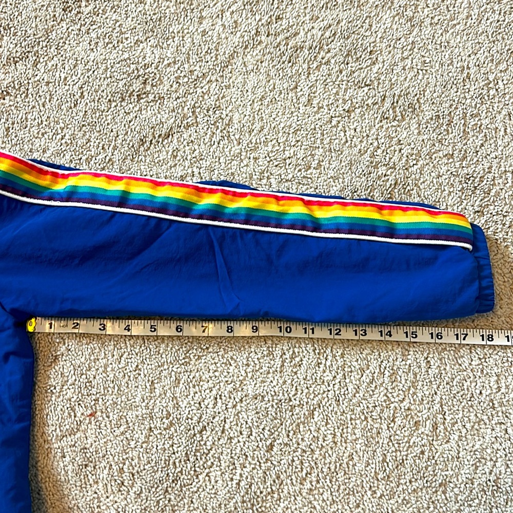 Ashley by 26 International Rainbow Windbreaker Jacket Size M Utility Collection - Picture 11 of 11